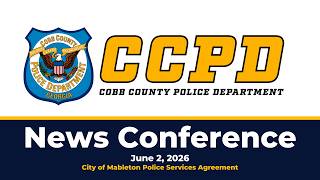News Conference Mableton Police Services Agreement