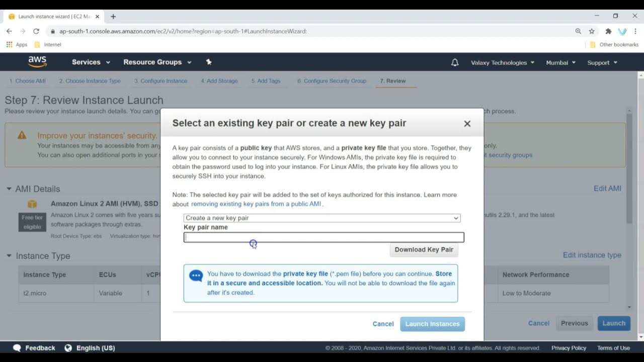 5. Setup An EC2 instance and Install Git on Linux YouTube