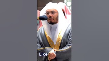 Thumbnail of Sheikh Yasser al dosary most of beautiful reaction Sorah Falaq