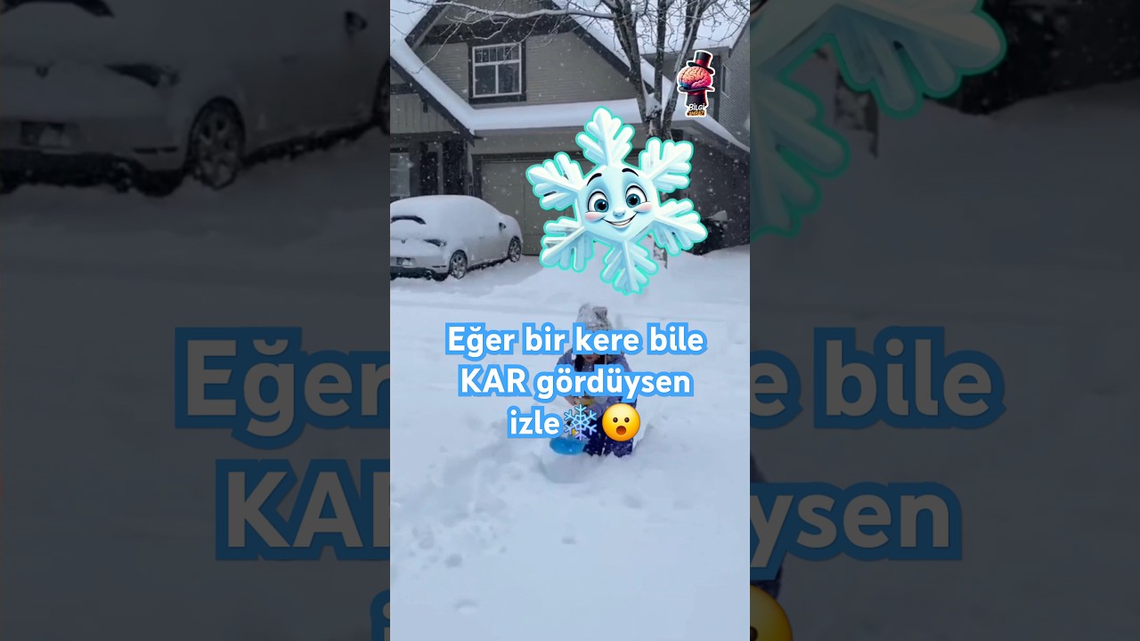 Eğer kar gördüysen❄️😮