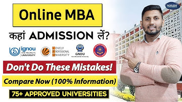 MBA Admission 2023 | Ignou Or 75+ Approved Universities | Ignou MBA Admission 2023 | MBA ignou 2023