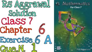 Rs Aggarwal class 7 Exercise 6A Question number 1 | Algebraic expressions | MD Sir