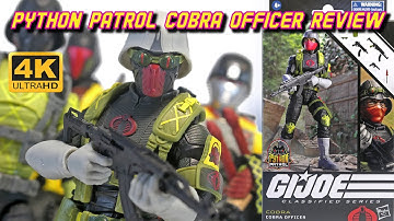Python Patrol Cobra Officer / Trooper Review & Hip Fix G.I. Joe Classified Series  Target Exclusive