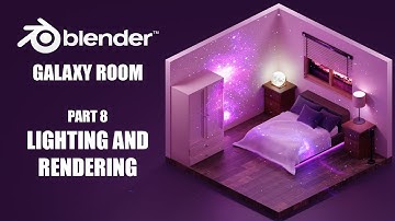 Blender 2.92 - Galaxy Room (Beginner