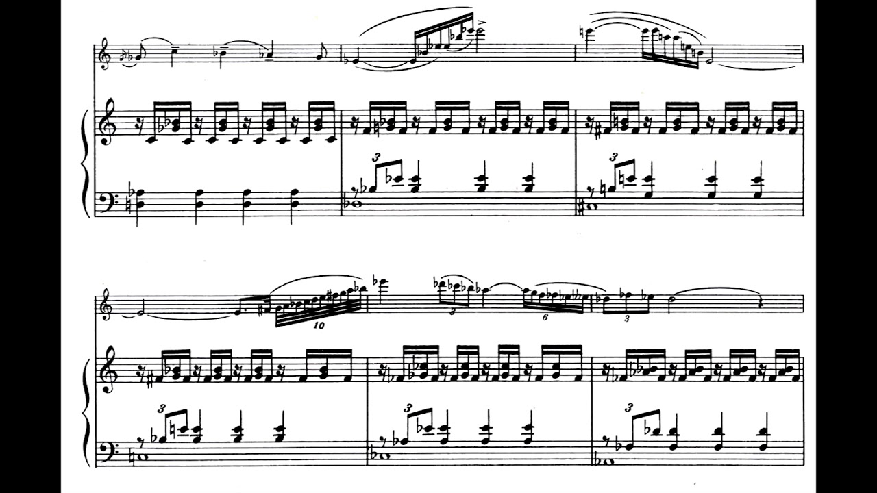 Heitor Villa-Lobos - Sonate Fantaisie No. 1 for Violin and Piano (1913)  [Score-Video] - YouTube