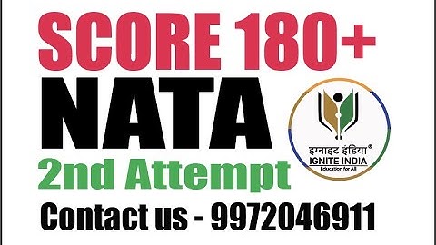 HOW to SCORE 180+ in NATA | CRACK NATA 2nd Attempt