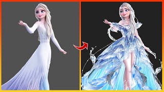 Frozen: Elsa Anna Transformation - Disney Princesses Glow Up