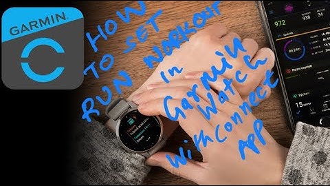 Garmin Watch - Very Useful Features-How to Create customise Run Workout in Garmin Connect App