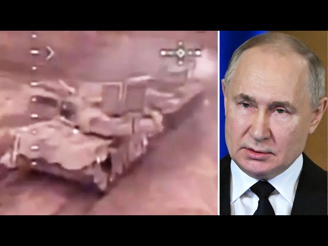 Putins missbedömning av svenska stridsvagnen – fångas på film class=