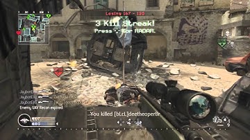 5 Man CoD4 No Scope Feed!