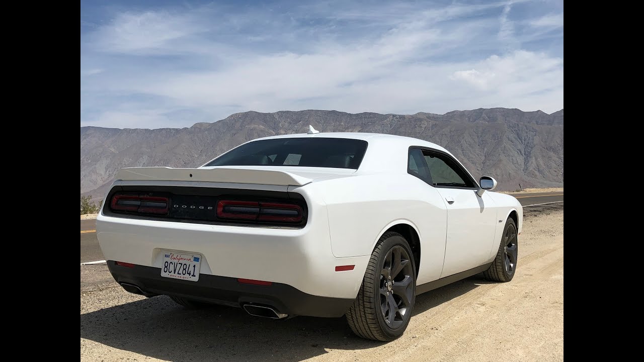 Dodge Challenger R/T Exhaust Sound Note in the Anza Borrego Desert