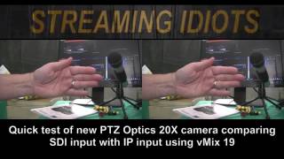 PTZ Optics 20X Video Latency Test... Amazing!