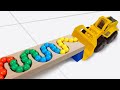 Marble Run Race ASMR ☆ HABA Slope, Dump Truck & Garbage Truck #2