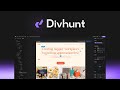Meet Divhunt | No-code Website Builder
