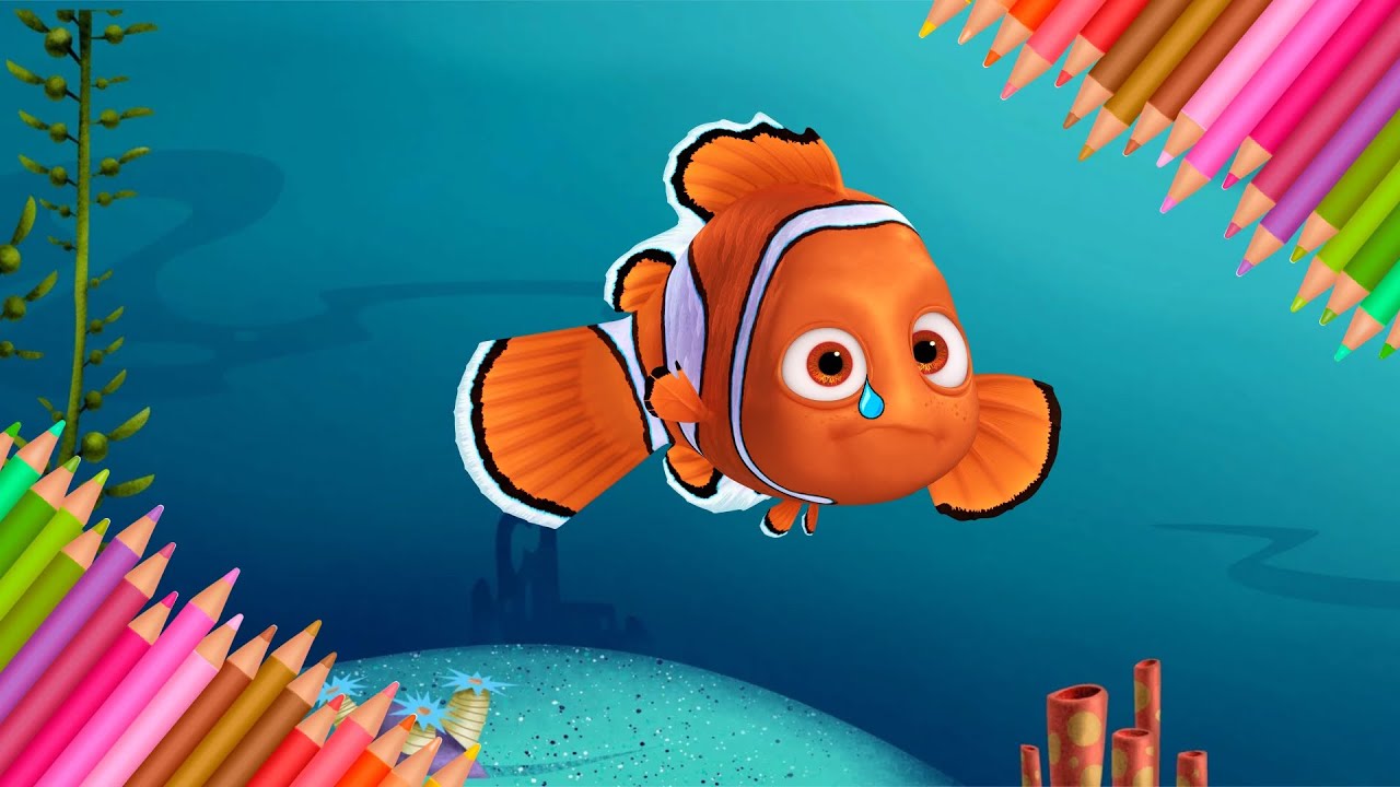 IS NEMO LOST again? Let's find him! | RELAX painting for kids.