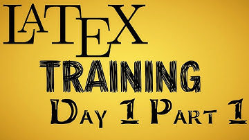 LaTex Training | Day 1 Part 1 | Sunil Simkhada Sir | Ninja Guru