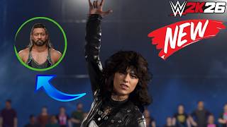 NEW WWE2K26 UPDATED SUPERSTARS, NEW NXT STARS &amp; MORE