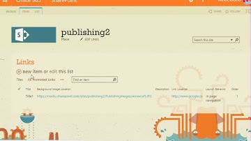 Promoted Links Webpart in SharePoint