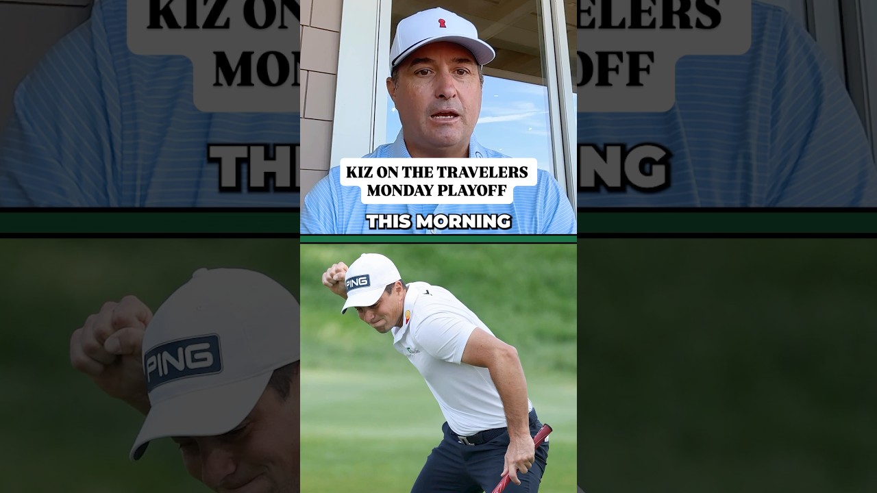 Kiz breaks down the Travelers Monday playoff and Scottie’s SHOCKING miss. (🎥: @PGATOUR)