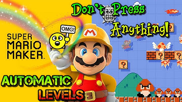 Cool Automatic Levels in Super Mario Maker!