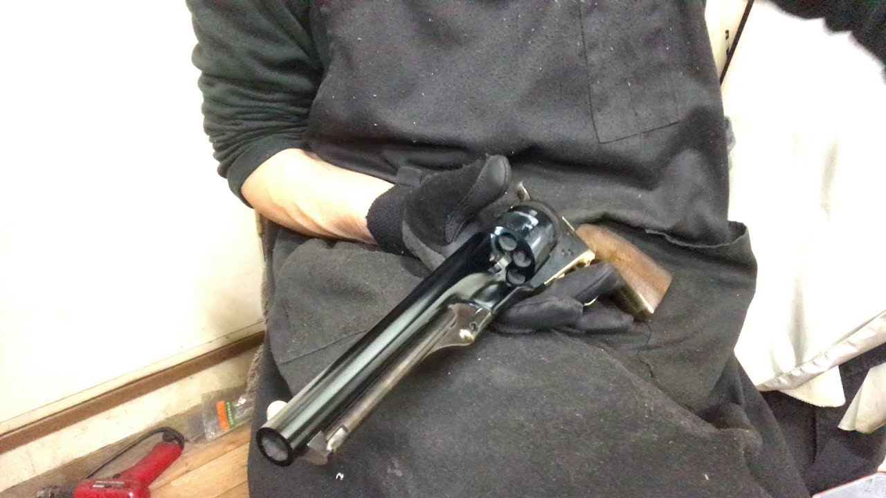 CAW COLT M1860ARMY ブルーイング 完成 【Nanchan's Custom Gun