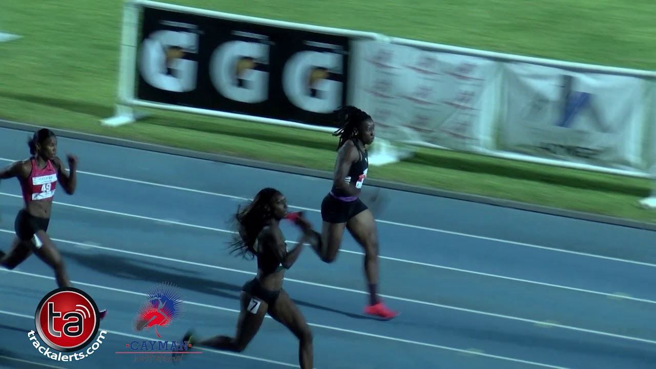 Duncan wins 200m at Cayman Invitational - YouTube