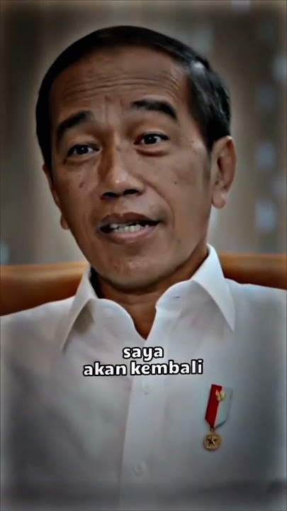 Terharu Jawaban Jokowi Setelah Tak Jadi Presiden di 2024 #shorts #shortvideo