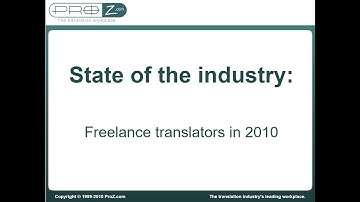 State of the industry: Freelance translators in 2010 (part two)