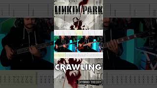 Linkin Park - Crawling from Hybrid Theory Album 2000 #guitartabs #guitarcover #shorts