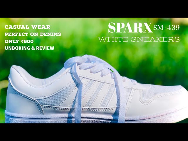 Buy online White Synthetic Lace Up Sneakers from Casual Shoes for Men by  Sparx for ₹949 at 0% off | 2024 Limeroad.com