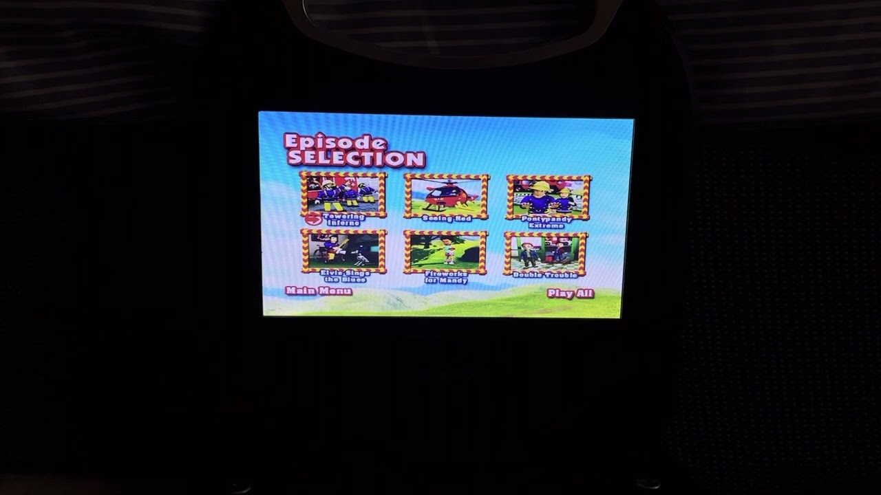 Fireman Sam heroic rescue adventures 2012 DVD menu walk-through￼