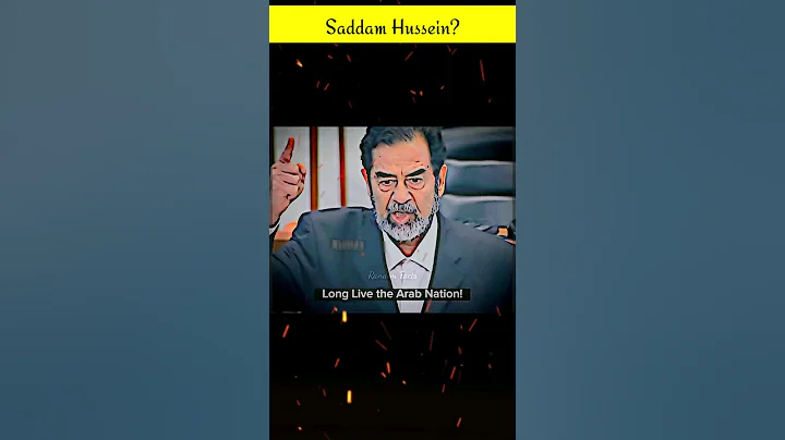 How Saddam Hussein reacts to a Death Sentence #shorts #history  #iraq