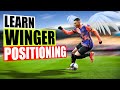 Learn how to position yourself as a winger