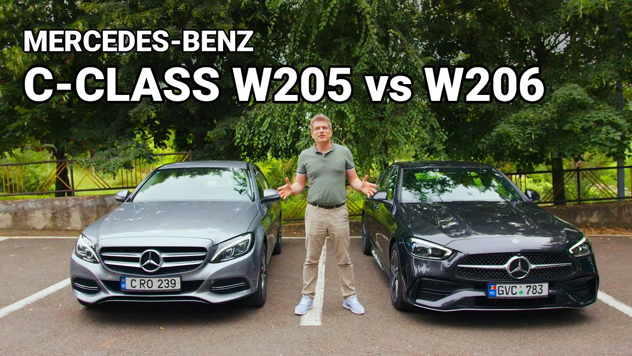 MERCEDES C-CLASS vs its predecessor: W206 vs W205, from long term