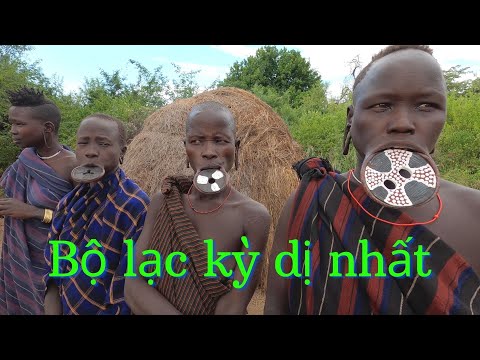 Khám phá Châu Phi: Mursi - bộ lạc kỳ dị nhất Ethiopia | Vlog du lịch Châu Phi