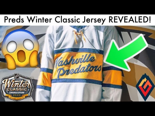 Predators unveil jerseys for 2020 Winter Classic