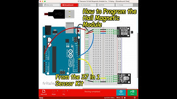 Pt-14: How To Program the Hall Magnetic Module from the 37-in-1 Sensor Kit #arduino #hallmagnetic