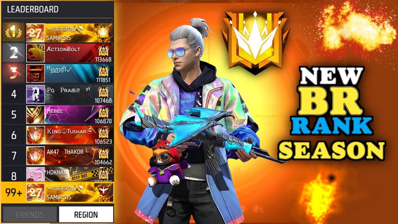 New Season Br Ranked 30 Road To Top 1 Grandmaster #FREEFIRELIVE # ...