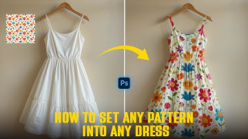 How to Apply Any Pattern Design to a Dress in Photoshop  Realistic Clothing Mockup Tutorial