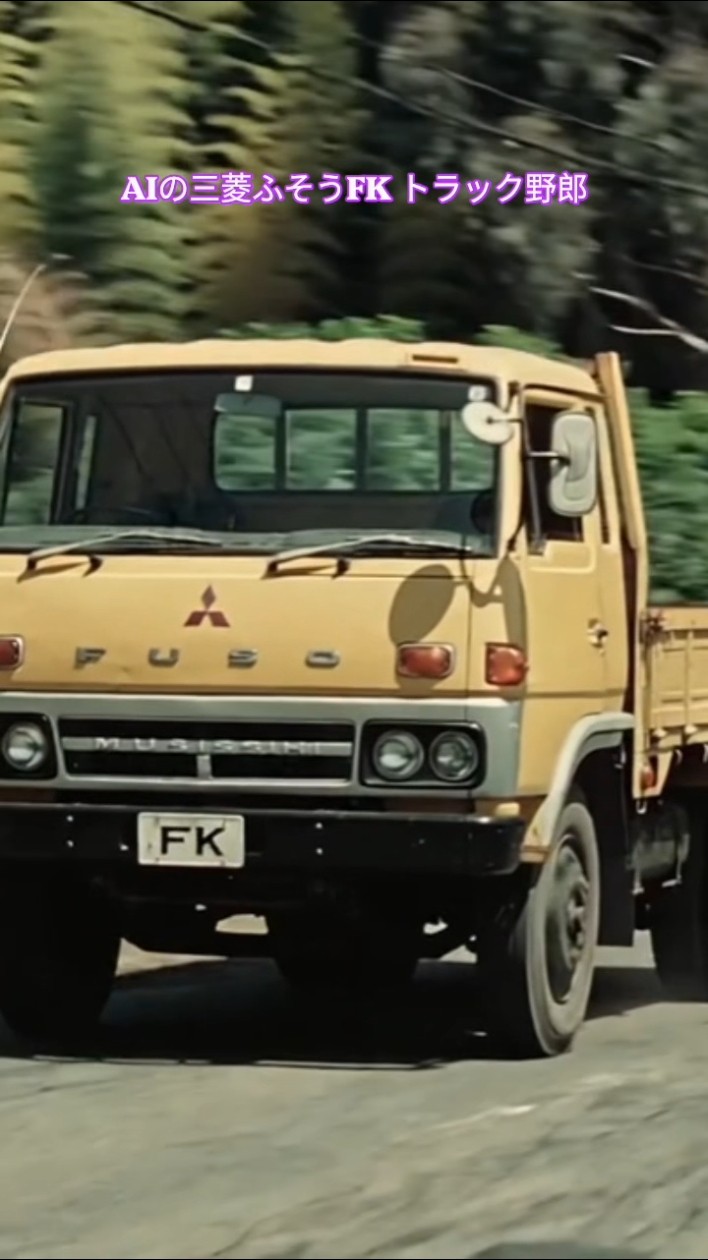 AIの三菱ふそうFKトラック野郎 #デコトラ伝説 #automobile #トラック