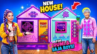 We Built an Amazing House for Rumi and Saja Boys! K-Pop Demon Hunters IRL!