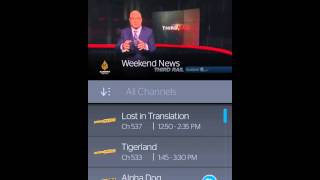 Time Warner cable TV app on android