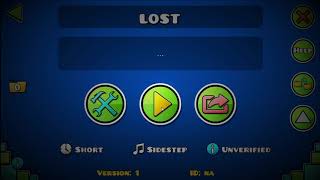 Lost... (layout/preview) by me | Geometry Dash