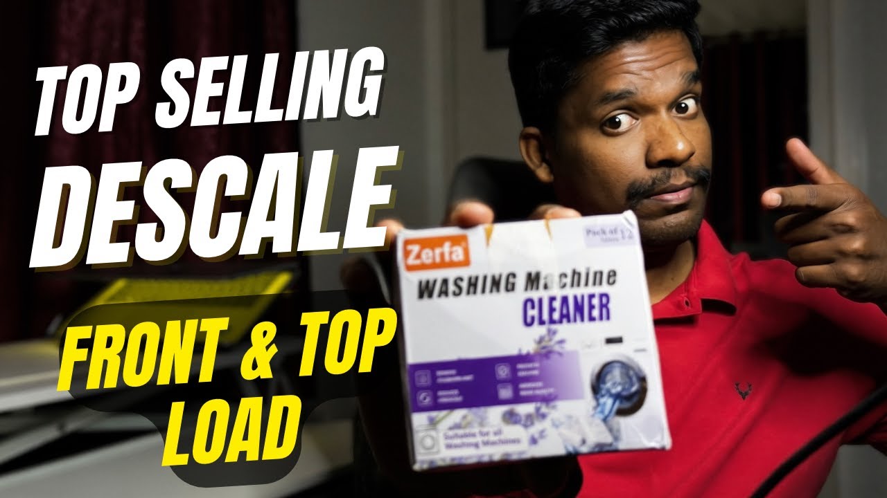 Zerfa Washing Machine Descaling Deep Cleaner Tablets | Front & Top Load Machine | English Review