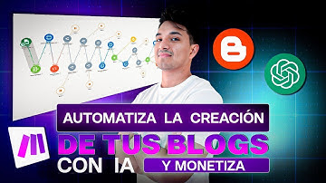 🚀 Cómo crear un blog con IA paso a paso y Monetizarlo |  Blogger  | Automatización en Make