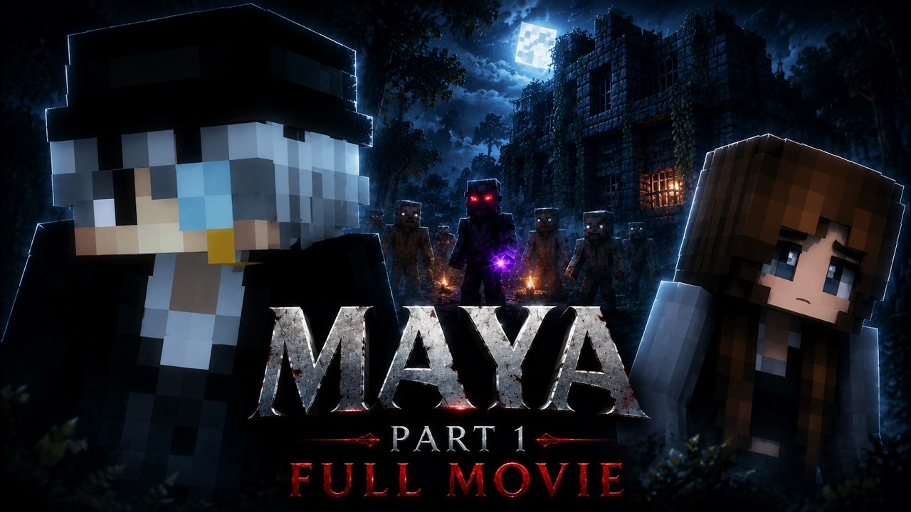 MAYA PART 1 FULL MOVIE in HINDI - MINECRAFT