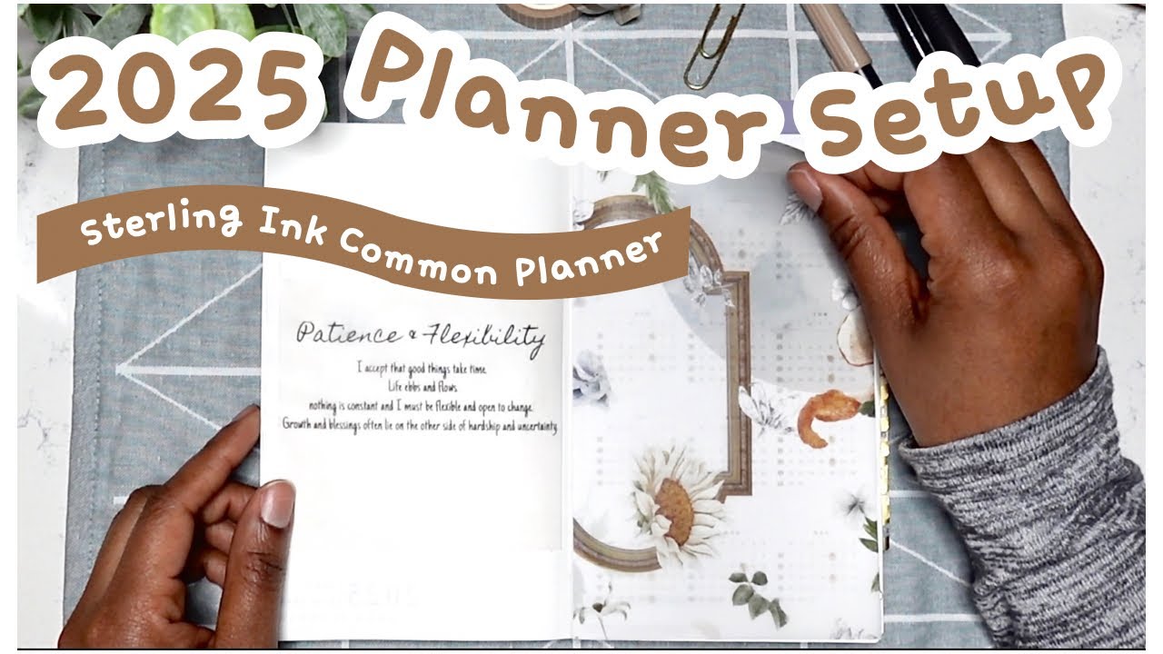 My 2025 Planner Setup & How I’m Using The Sterling Ink Common Planner