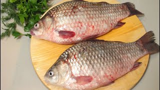 Жареный карась без костей.  Как вкусно и просто пожарить карася. Fish.