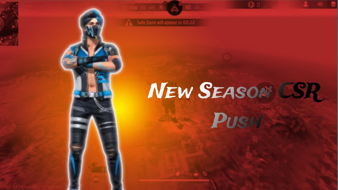 New Season CSR Push To Top 1 Grandmaster Lobby Garena Free Fire - YouTube