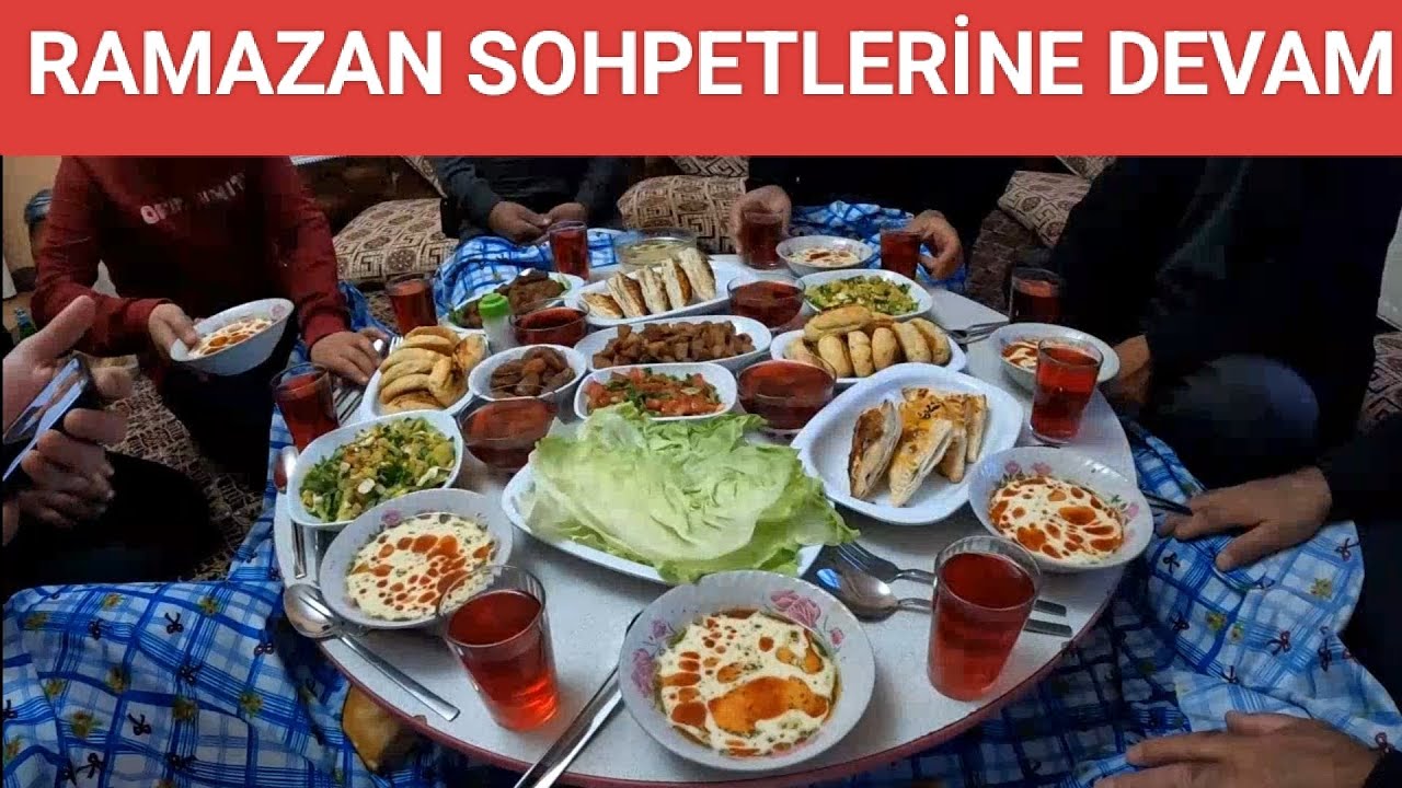 KÖYDE RAMAZAN SOHPETLERİ